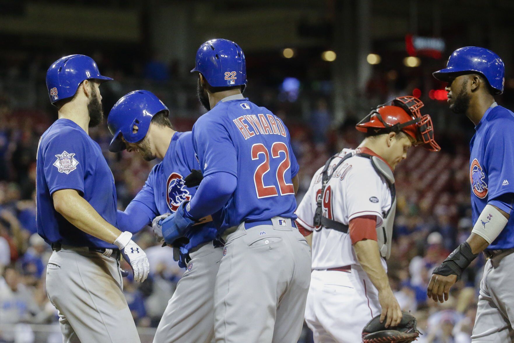 Jake Arrieta, Kris Bryant, Jason Heyward, Dexter Fowler